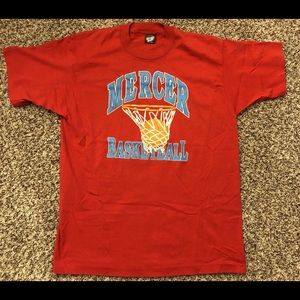 Vintage Mercer Basketball Shirt, Men’s Large